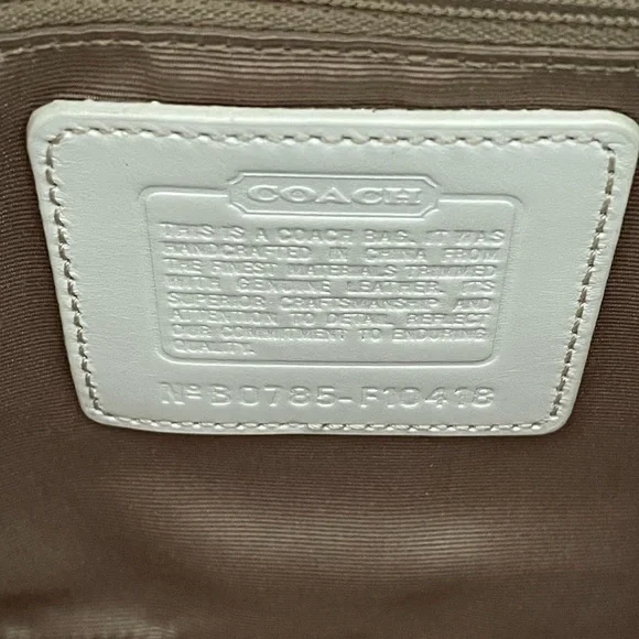 Coach Signature Logo Shoulder Bag | Vintage Y2k - Picture 13 of 15